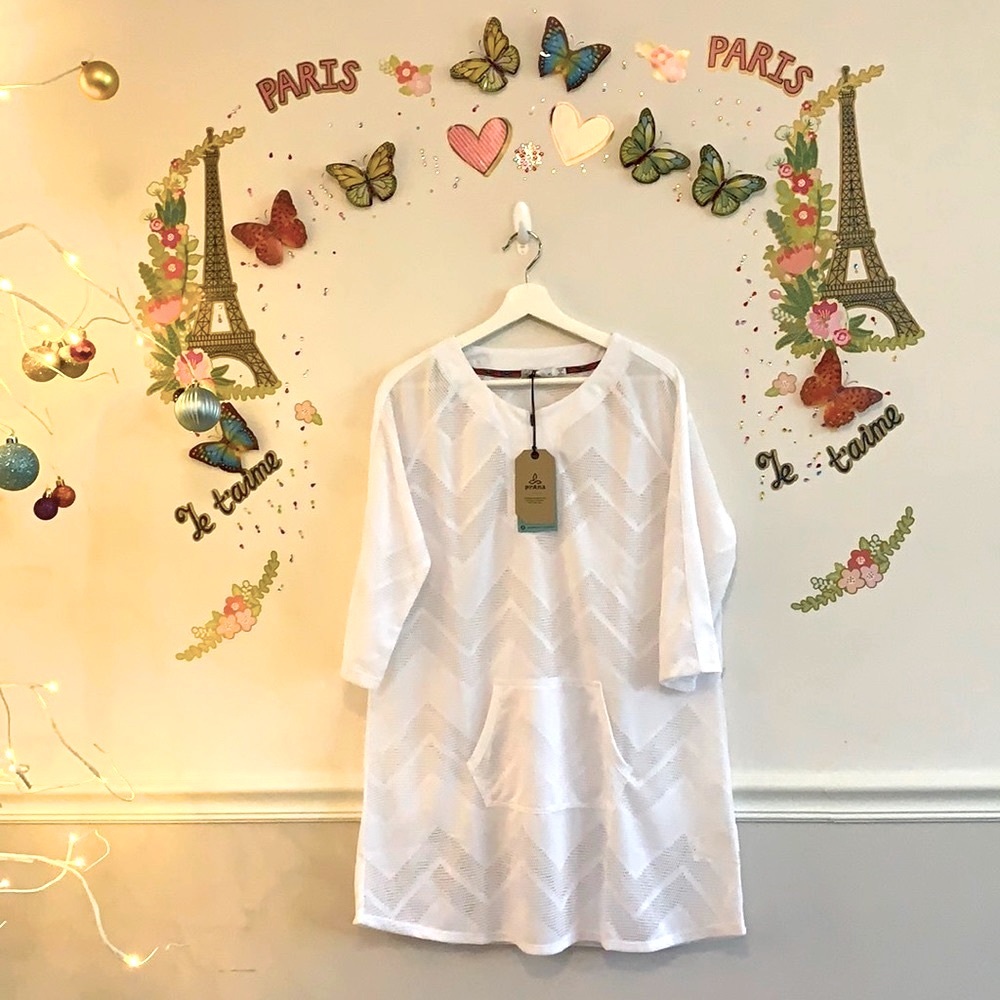 ⭐️❣️PRANA⭐️❣️White cover up ❣️❣️💖♥️🌺⭐️⭐️⭐️ - Picture 2 of 15